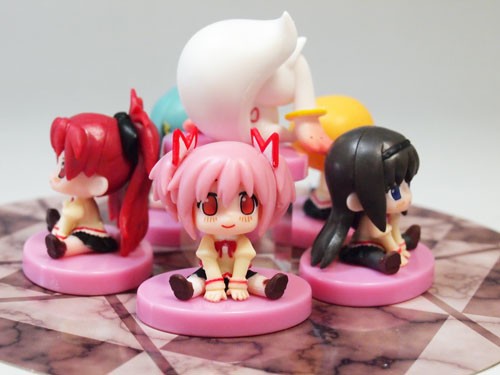 LAWSONまどマギぺたん娘 ミニフィギュア買って来ました（伊藤園の