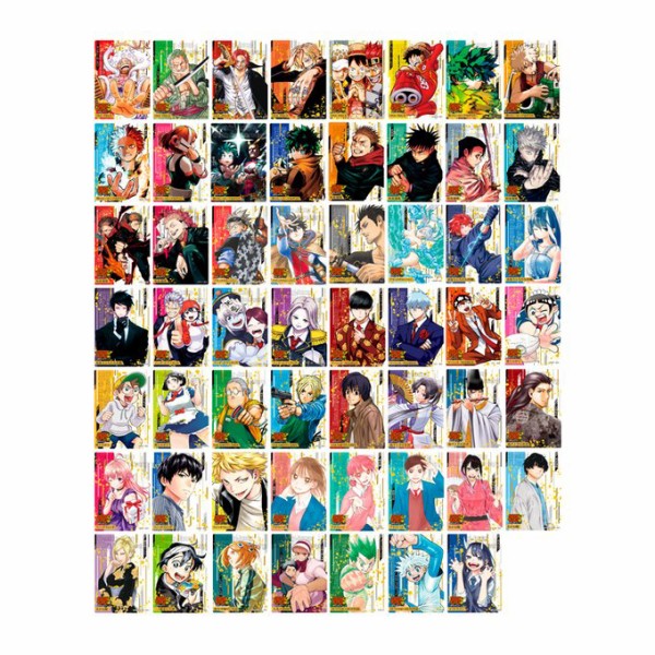 週刊少年ジャンプ」55周年記念コレクションシート （B6サイズ／全55種