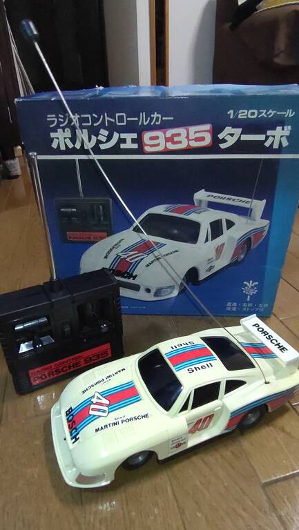 1978年頃【朝日通商 1/20 ポルシェ935ターボ】約45年前の不動品だった