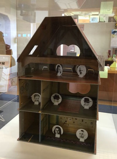 立体模型をみて構造をつかむ - アンネの「隠れ家」の模型 - : 発想法