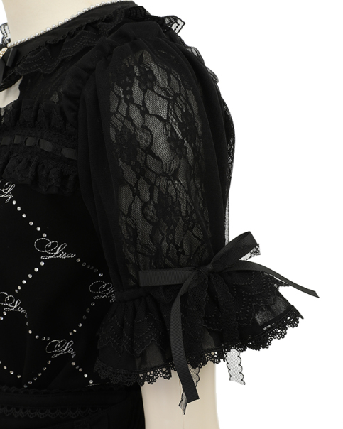 モノグラムビジューカットトップス ｜ LIZ LISA（リズリサ）公式通販