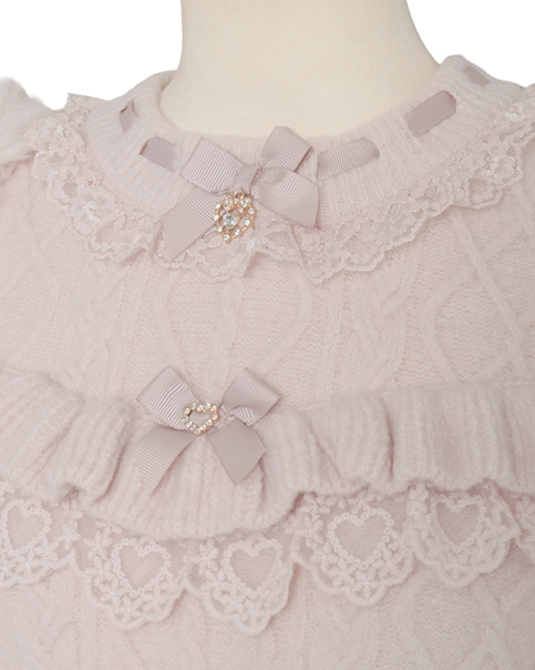 ファースリーブオープンショルダーニット ｜ LIZ LISA（リズリサ）公式