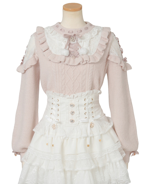 スピンドルポンポンニットトップス ｜ LIZ LISA（リズリサ）公式通販