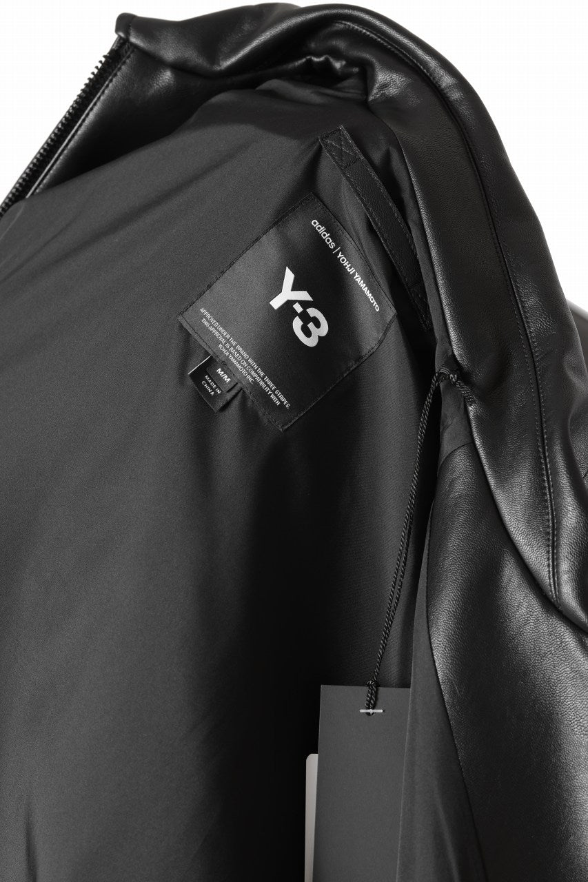 Y-3 Yohji Yamamoto PLEATHER CLASSIC JACKET (BLACK)の商品ページ
