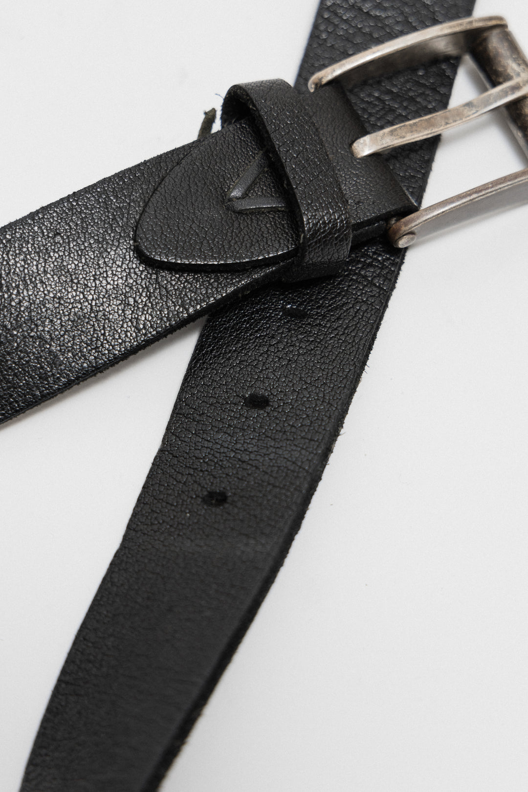 ISAMU KATAYAMA BACKLASH - Buffalo leather belt – L'OBSCUR