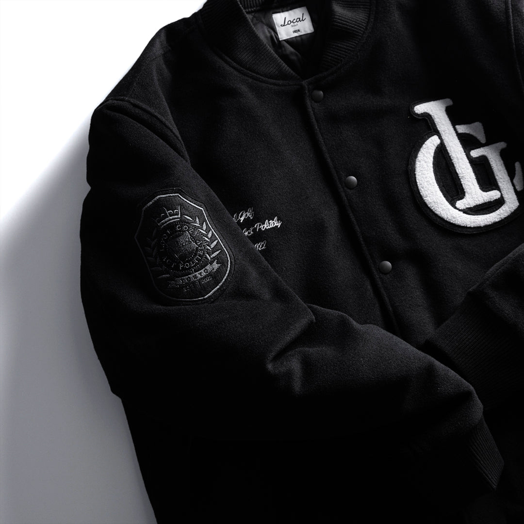 Melton Varsity JKT | Black – Local GOLF