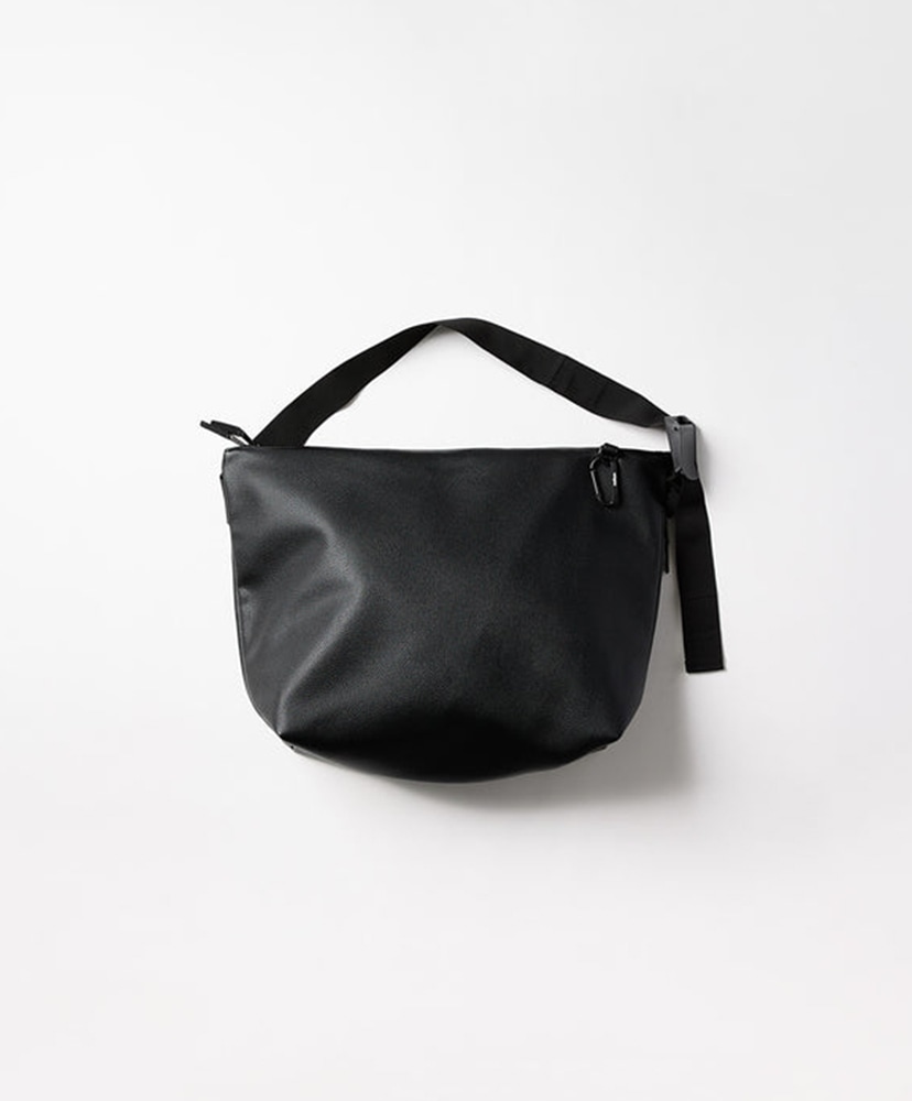 Leather Messenger Bag(FREE Black/ブラック): meltum