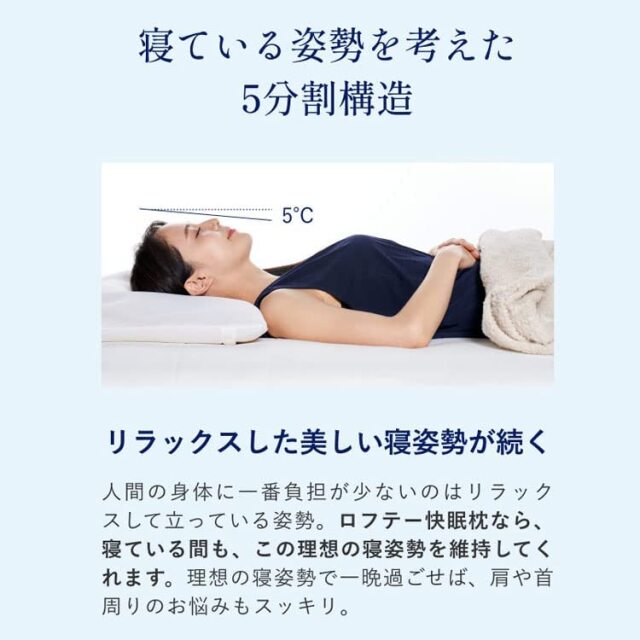 5セルピロー 低反発炭パイプ 枕 低反発 寝返り 仰向き 横向き – LOFTY
