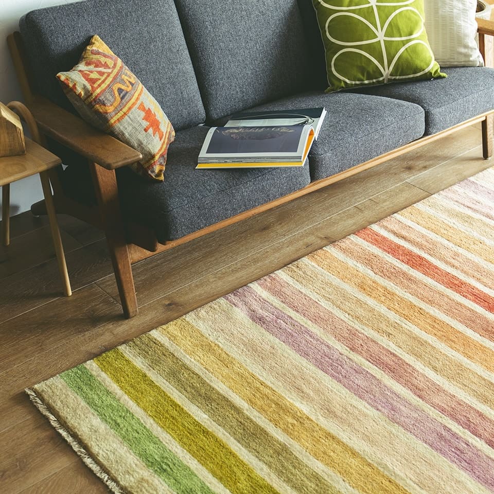 天然素材ウールの上質ラグ「ハグみじゅうたん」羊毛の絨毯・ラグ・玄関