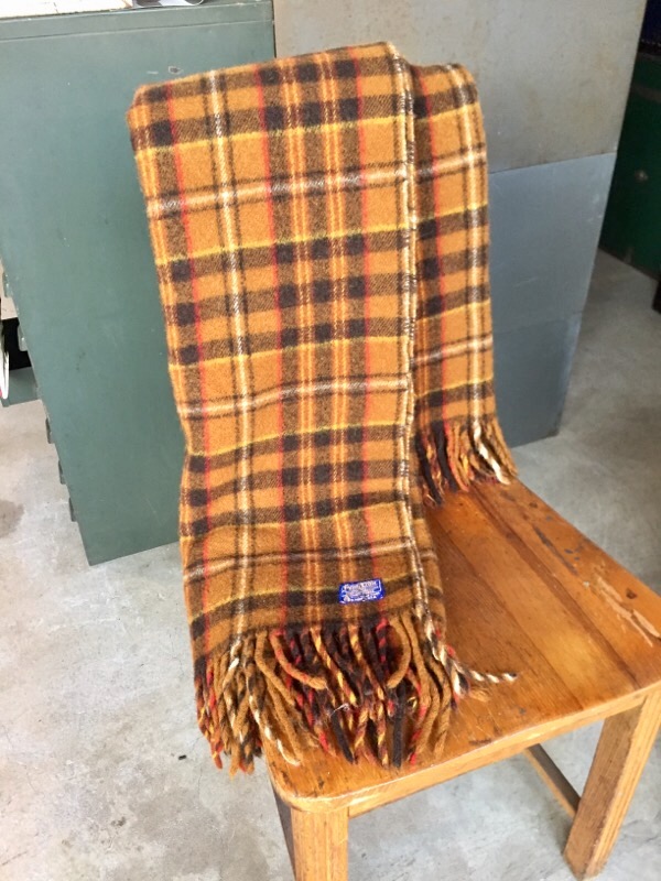 PENDLETON ペンドルトン ブランケット チェック柄 フリンジ 膝掛け