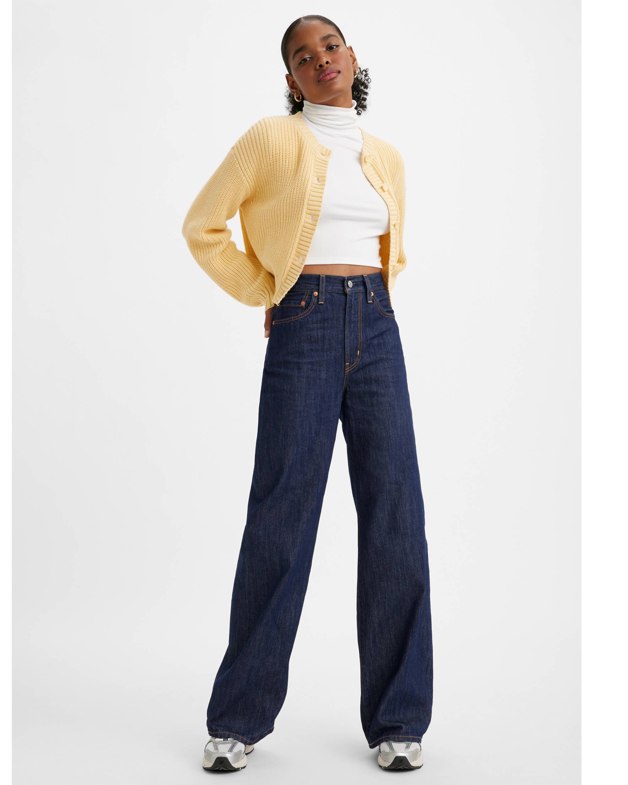 Ribcage Wide Leg Women's Jeans - Dark Wash | Levi's® US