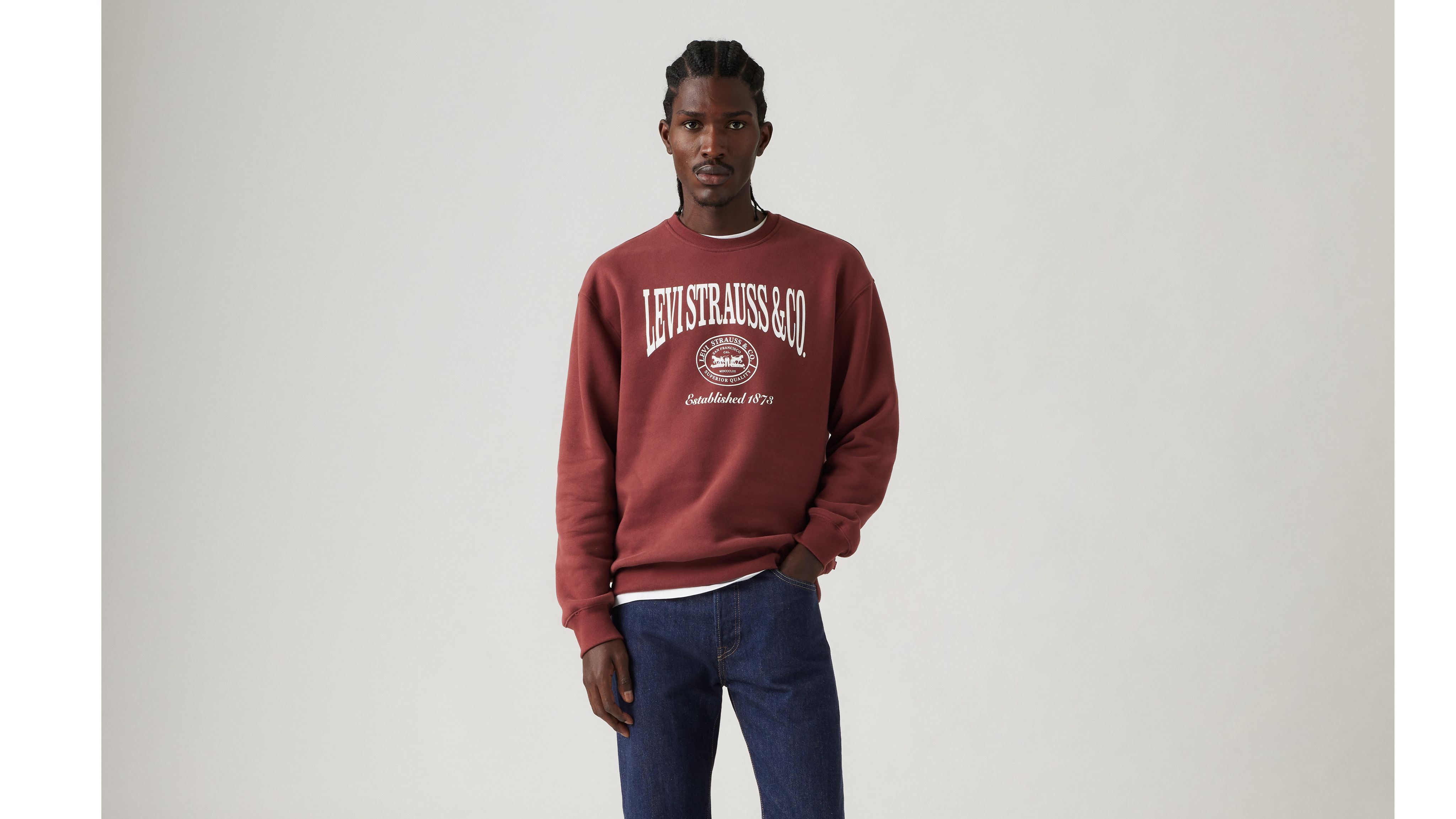 Relaxed Graphic Crewneck Sweatshirt - Red | Levi's® US