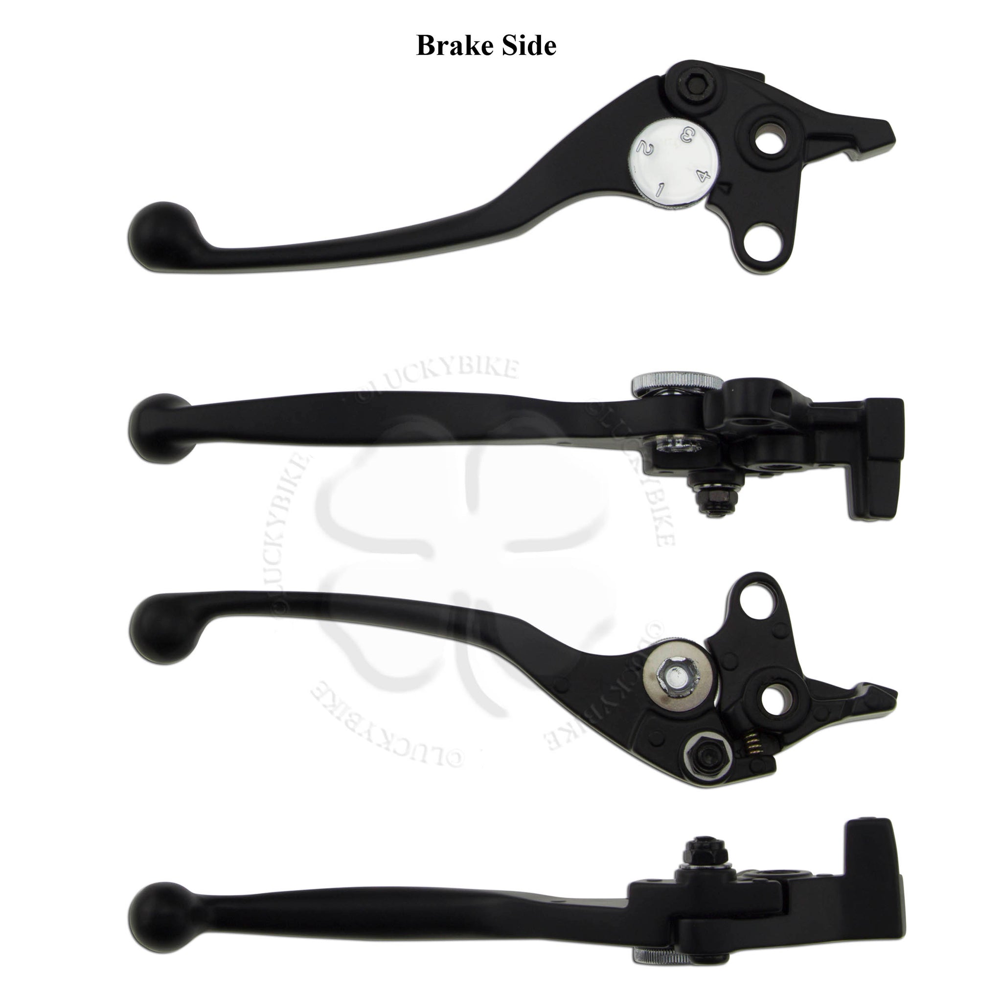 Levers - Brake & Clutch Kawasaki ZX7R 89-03 ZX9R 94-97 - Black