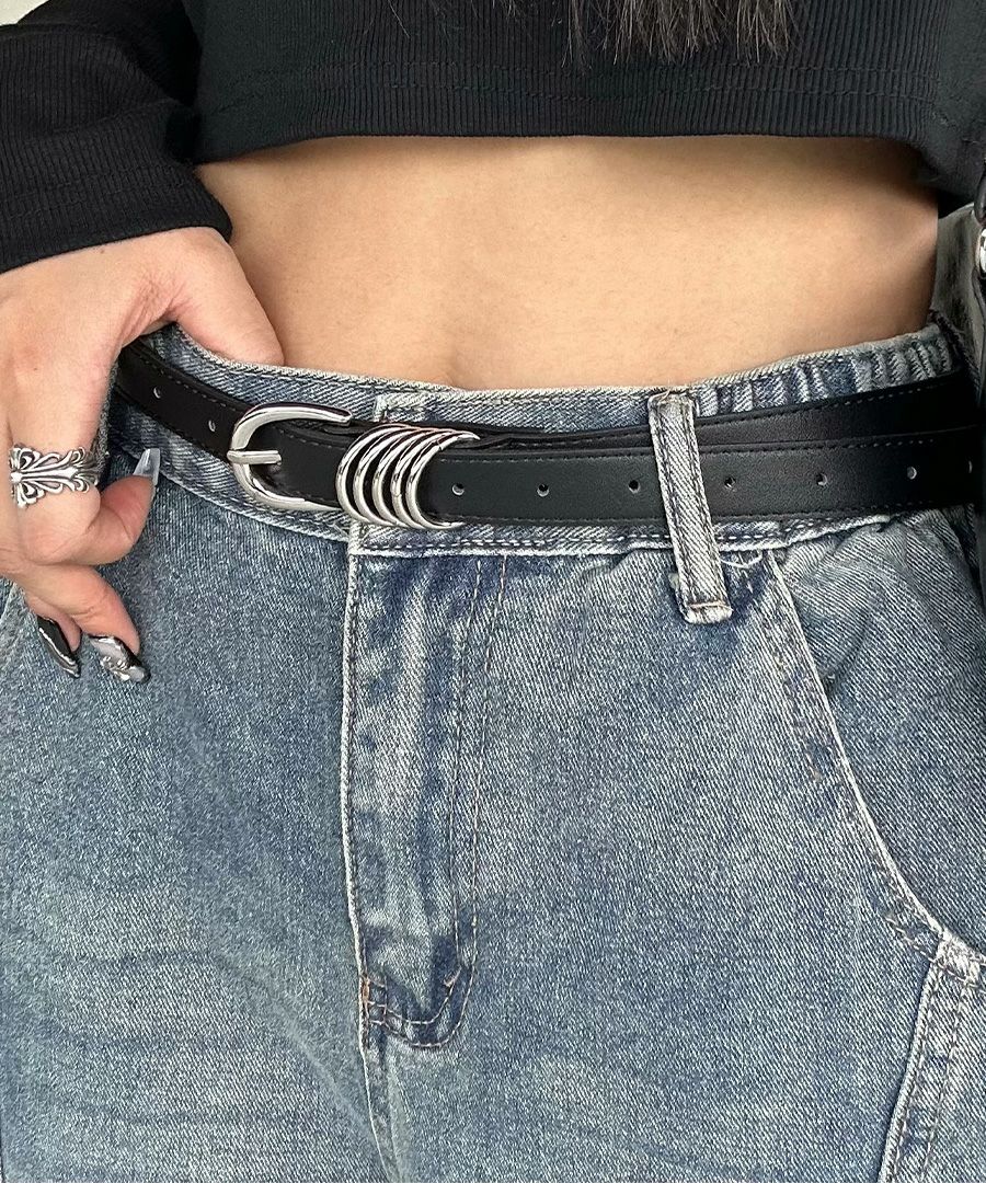 リング付きフェイクレザーベルト | LVEU.（ラブユ.）