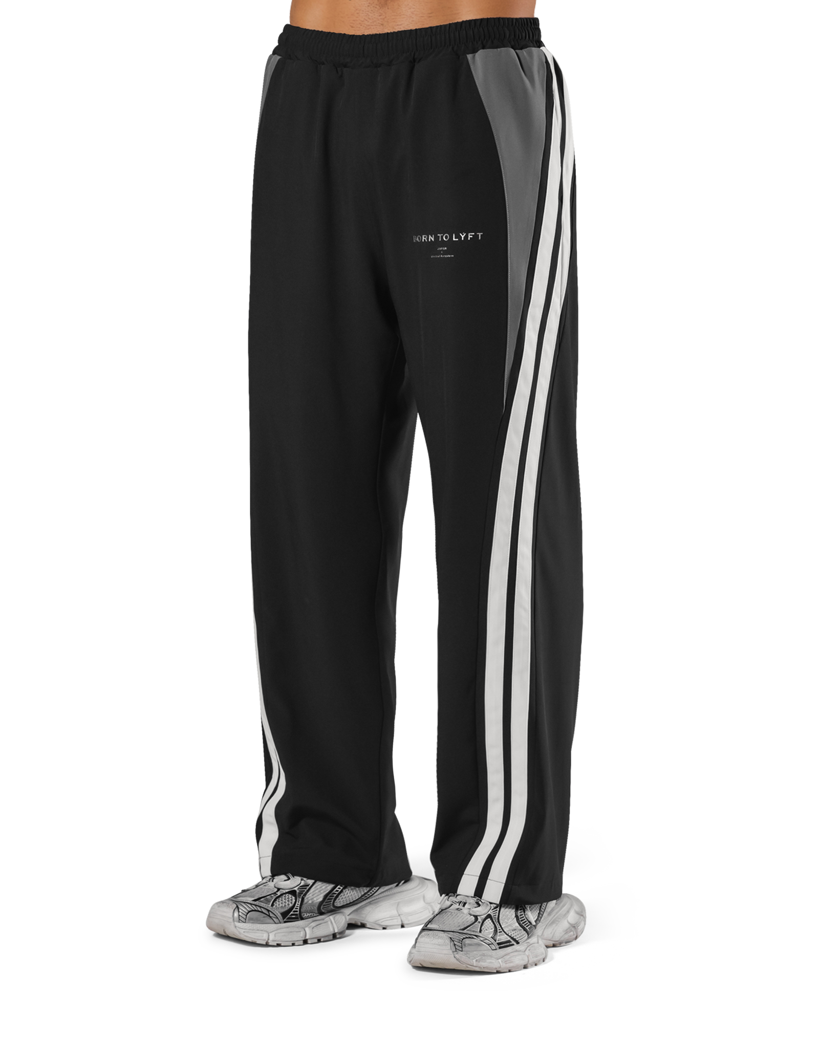 2Line Adjustable Wide Track Pants - Black – LÝFT