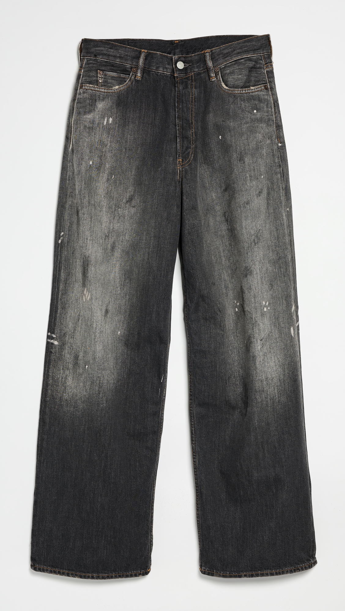 Acne Studios - 1981 U Black Trafalgar Loose Fit Jeans | Plush