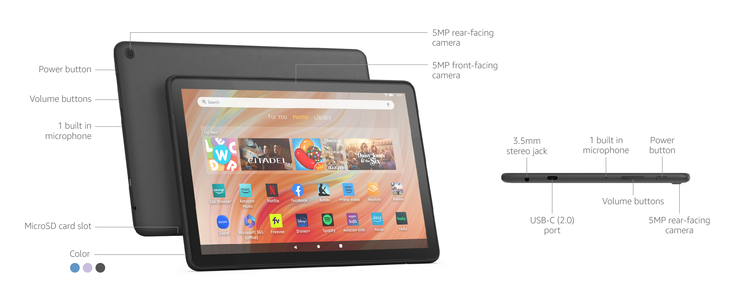 Amazon.com: Like-New Amazon Fire HD 10 tablet (newest model) built