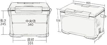 Amazon | シマノ アイスボックス NX417X ミディアムグレー 17L