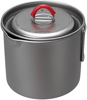 Amazon.com: Evernew Titanium Lightweight Camping Mug Pot Stove Set