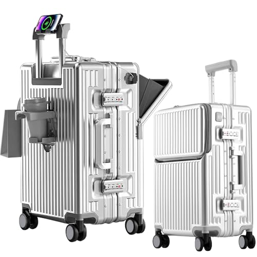 スーツケース アルミフレーム ストッパー付き 機内持ち込み フロント