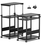 Amazon.co.jp: TTWO パソコンワゴン 昇降式 幅35×奥行60×高さ67.5