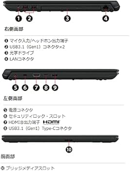 Amazon.co.jp: Dynabook BJ65/FS Windows10 Pro64 Corei5-10210U 8GB