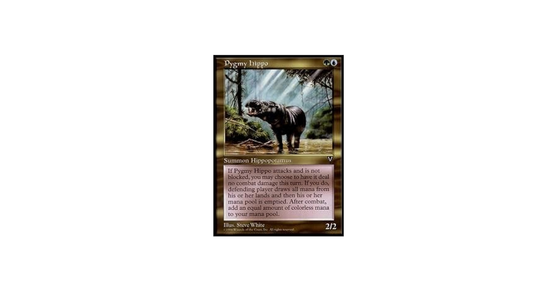 Amazon.com: Magic: the Gathering - Pygmy Hippo - Visions : Toys