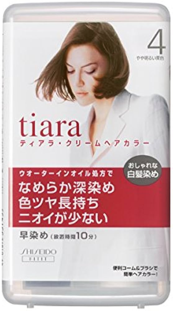 Amazon.co.jp: ティアラ (TIARA) クリームヘアカラー 4 【医薬部外品