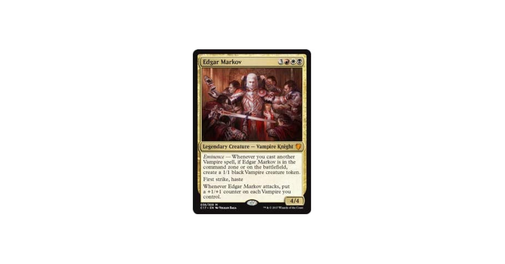 Amazon.co.jp: MTG:エドガー・マルコフ コマンダー 2017 : おもちゃ