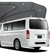 Amazon | 趣味職人 サンシェード シームレス ライト 車 ハイエース 200