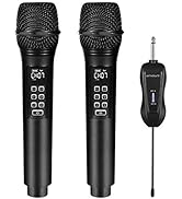 Amazon.com: Kithouse K380A Wireless Microphones - Dual UHF