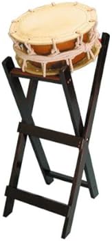 Amazon | 締太鼓35cm(ひも締め・くりぬき胴) 立台座セット | 太鼓