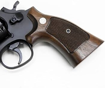 Amazon | [マルシン] S&W M586 .357マグナム 4インチ 木製グリップ