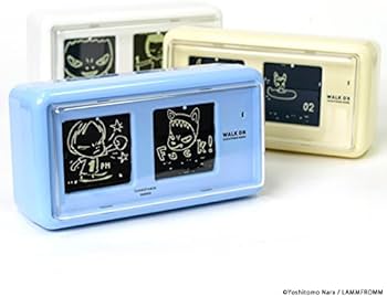 Amazon.co.jp: 奈良美智 パタパタクロック [WALK ON(ベージュ