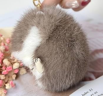 Amazon.co.jp: 限定 ハムスター最高級ミンクファーバッグチャーム