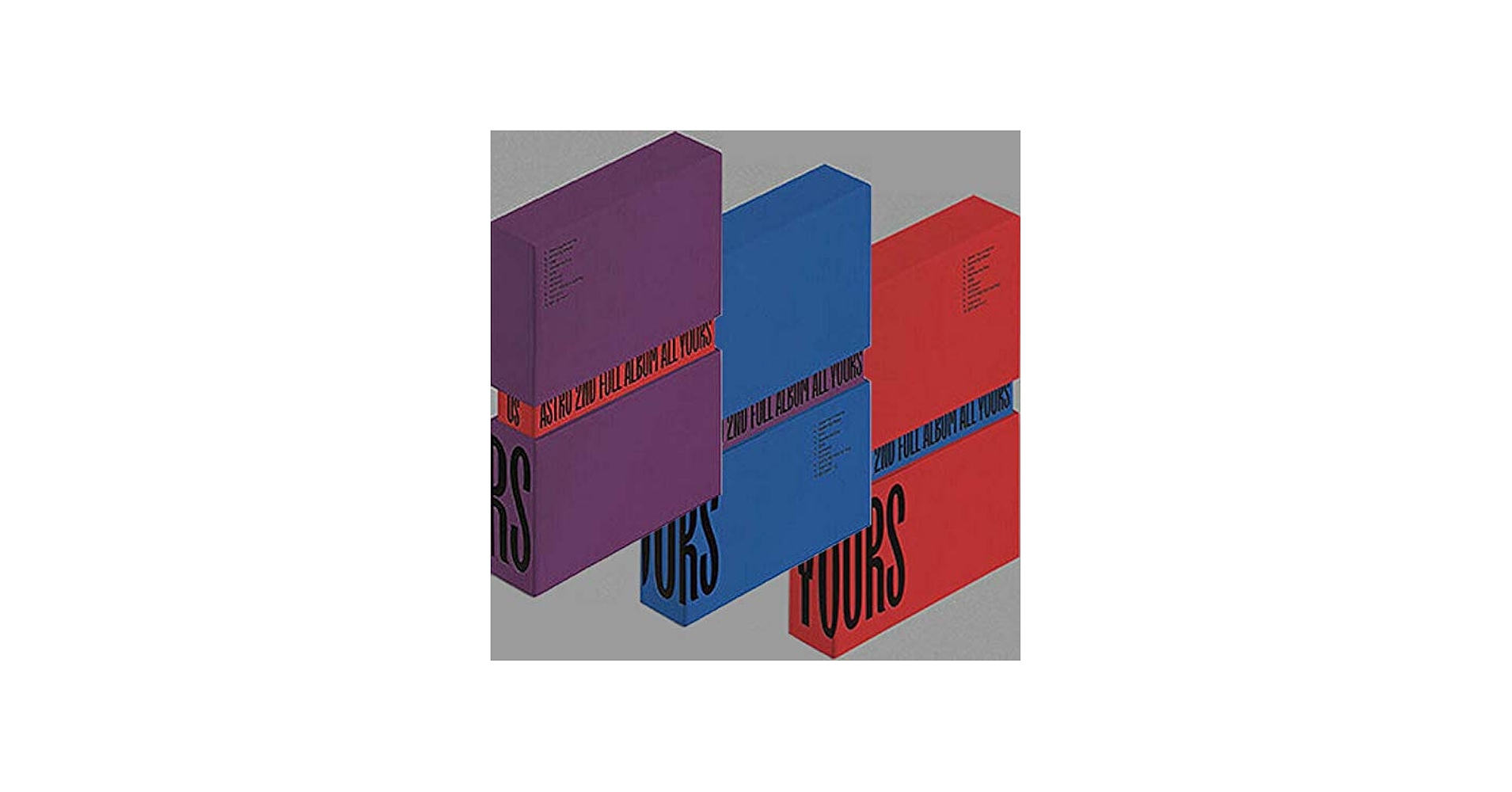 Amazon.com: ASTRO [ ALL YOURS ] 2nd Album 3 Ver FULL SET. 3 CD+3
