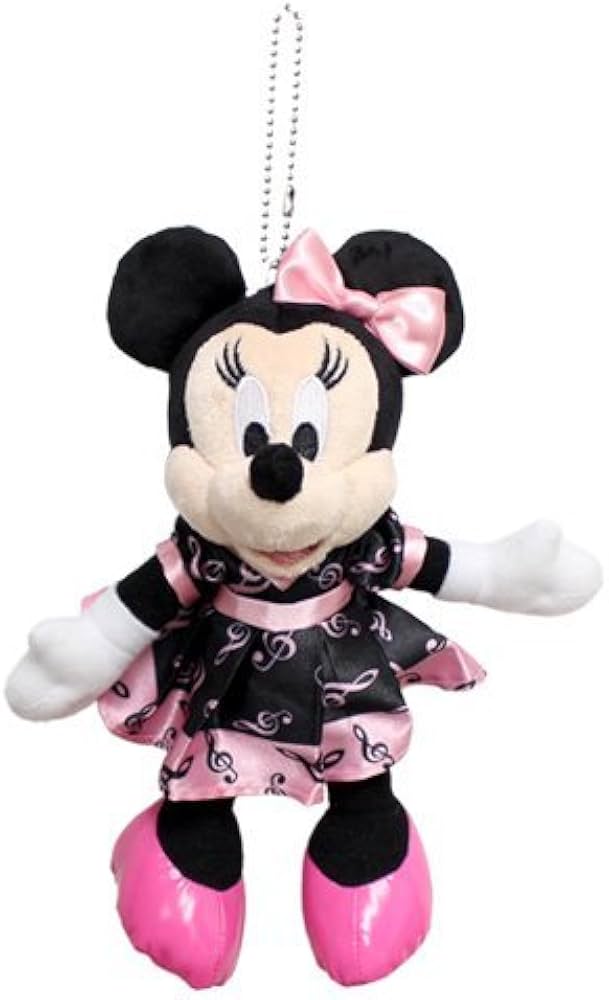 Amazon | ミニーマウス ビッグバンドビート ぬいぐるみバッジ I Love A