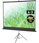 Amazon | イーサプライ プロジェクタースクリーン 100インチ ワイド 16