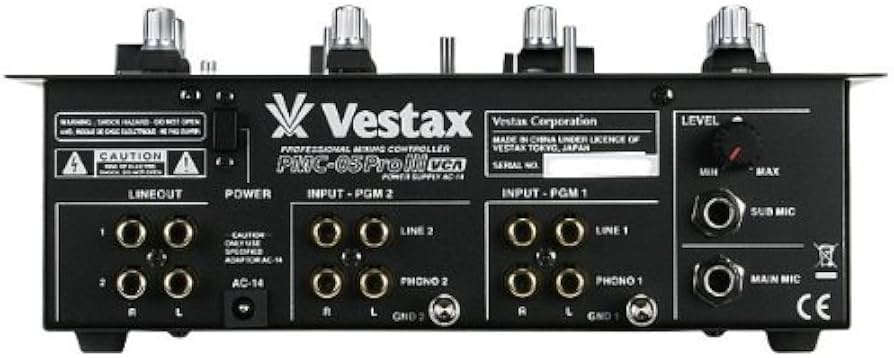 Amazon | Vestax DJミキサー PMC-05PRO3 VCA エフェクトセンド