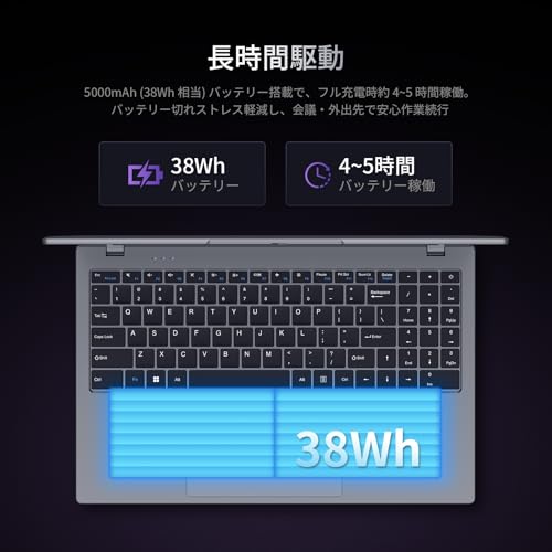 UOWAMOU - UOWAMOUノートパソコン Office 2024搭載 15.6インチ