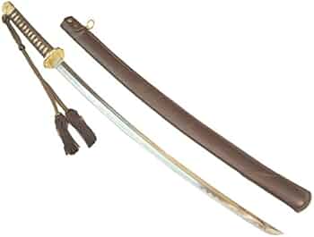 Amazon.co.jp: 模造刀（美術刀）軍刀シリーズ 陸軍将校九八式軍刀