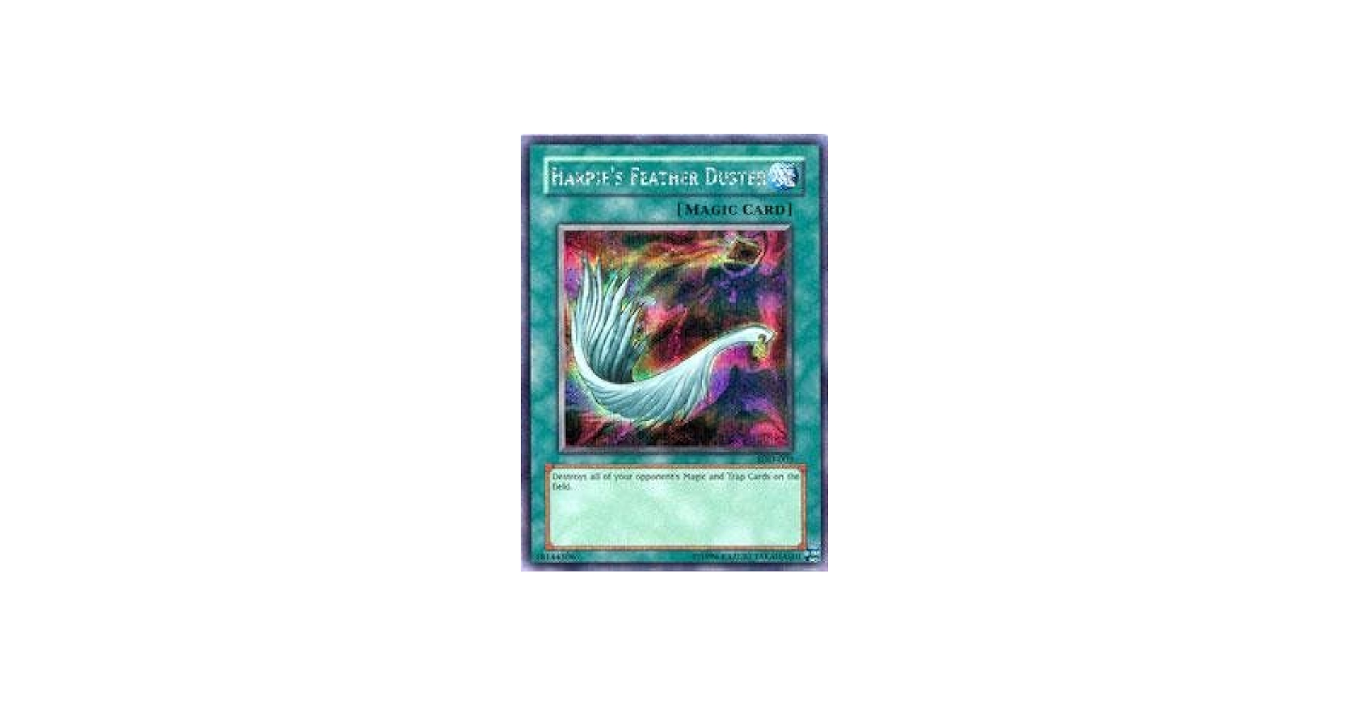 Amazon.com: Yu-Gi-Oh! - Harpie's Feather Duster (SDD-003