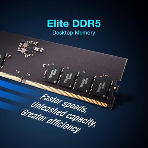 TEAMGROUP - Elite DDR5 64GB キット (2x32GB) 5600Mhz PC5-44800 CL46