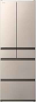 Amazon.co.jp: 日立 冷蔵庫 幅65cm 540L ライトゴールド R-HWC54T N 6