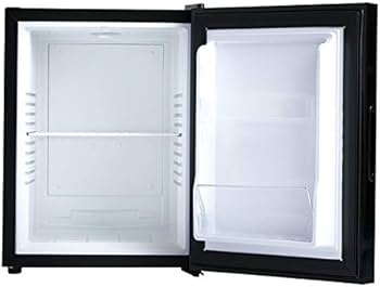 Amazon.co.jp: A-stage 40L 1ドアノンフロン冷蔵庫 ブラック AR