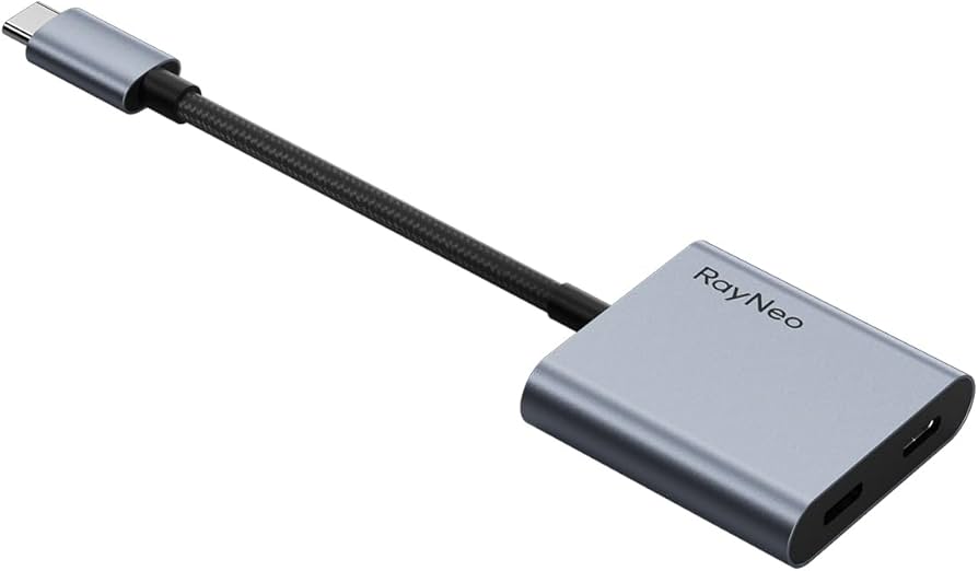 Amazon.co.jp: RayNeo USB-C ARグラスアダプター 4K60Hz/100W PD充電