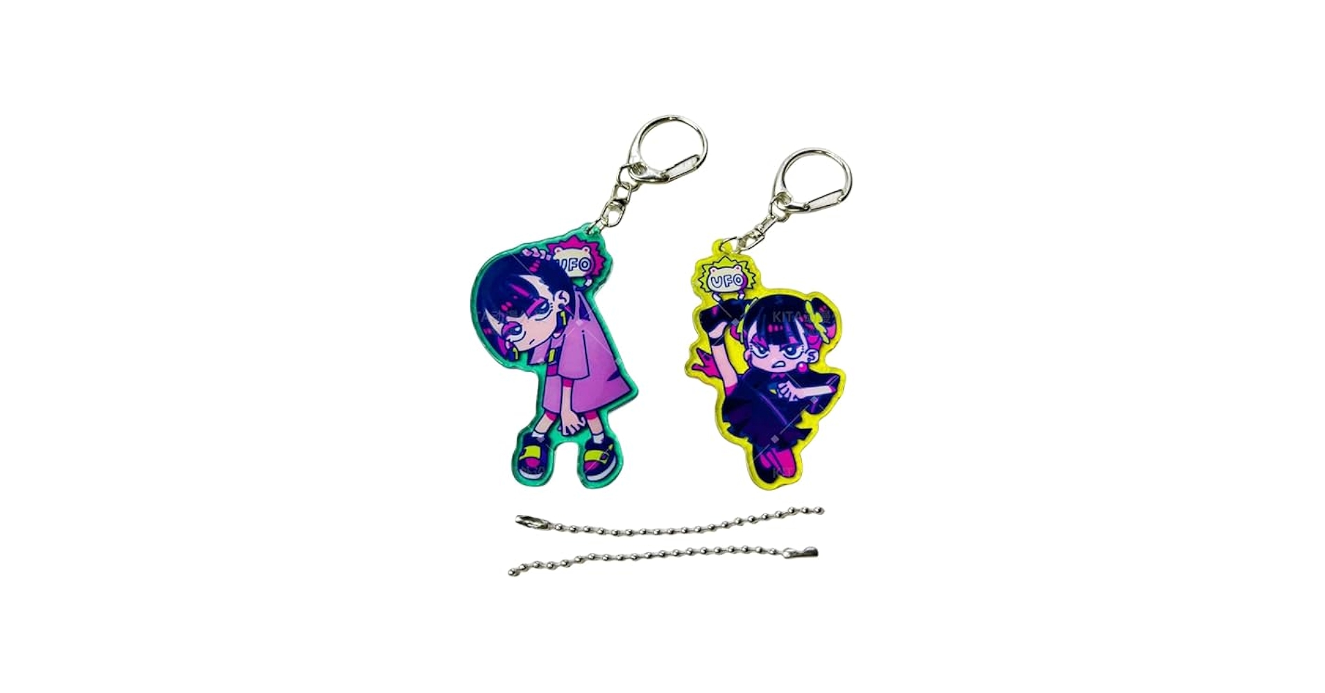 Amazon.co.jp: [紺色] ずっと真夜中でいいのに キーホルダー 2個セット