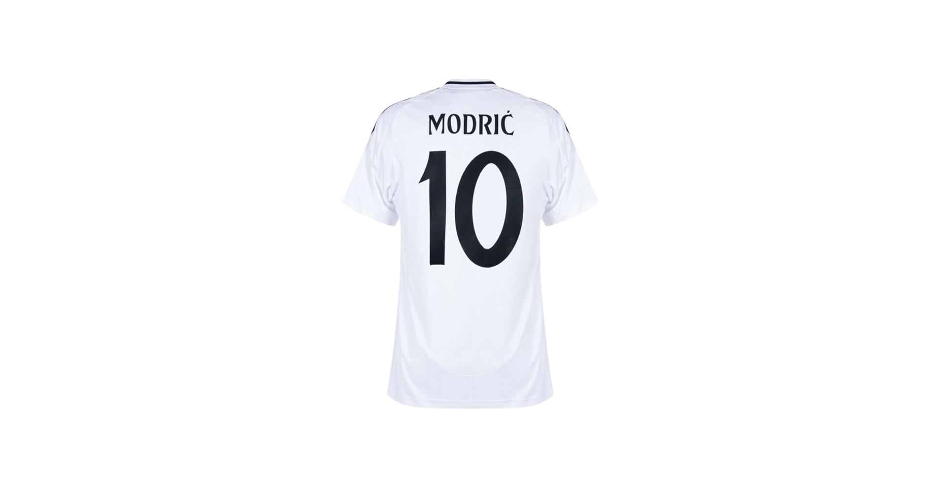 Amazon.com: RM #10 Modric Home White Soccer Jersey for Men Fan
