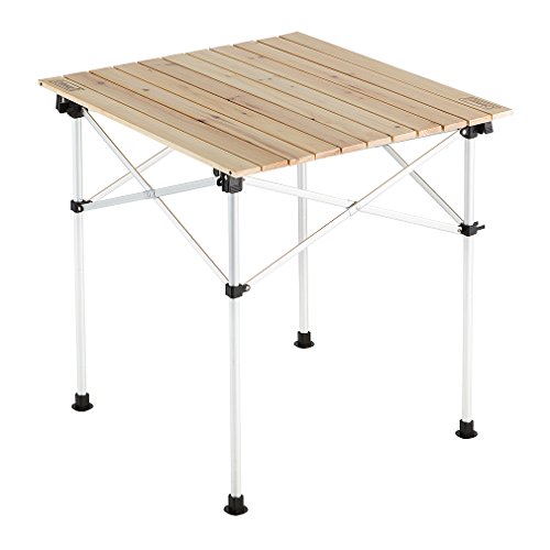 Coleman（コールマン）のナチュラルウッドロールテーブル65は