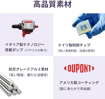 Amazon | Fovny スチームプレス機 業務用 卓上アイロンプレス機
